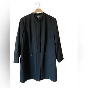 Classiques Entier Black Blazer Size 22W WOOL  Business Casual Career Jacket